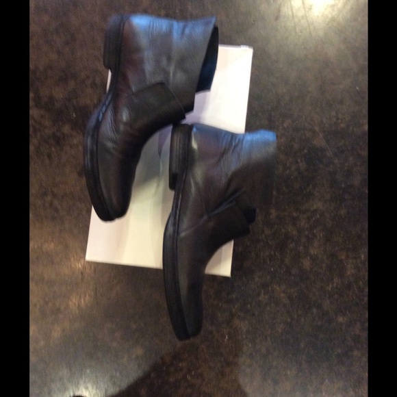 Shinobu concrete leather cool boots 37 low profile Italian - Picture 3 of 4